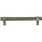 Jeffrey Alexander 128 mm Center-to-Center Brushed Pewter Square Zane Cabinet Pull 293-128BNBDL - alternate 3